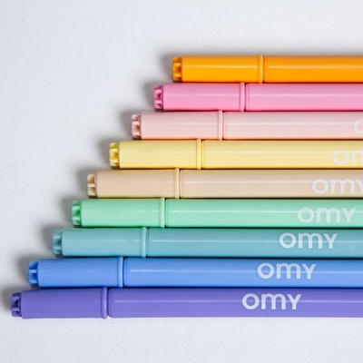 OMY 9’lu Pastel Keçeli Kalem Seti